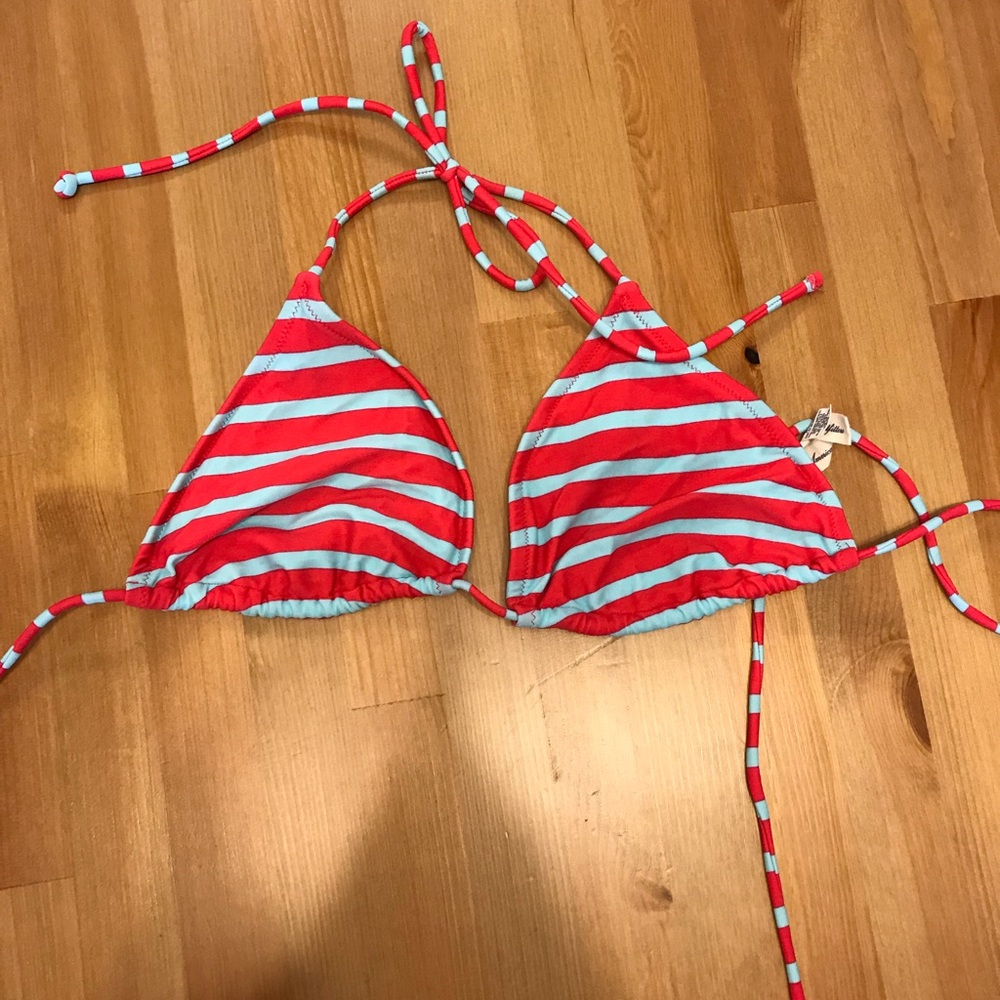 Striped Bikini Top